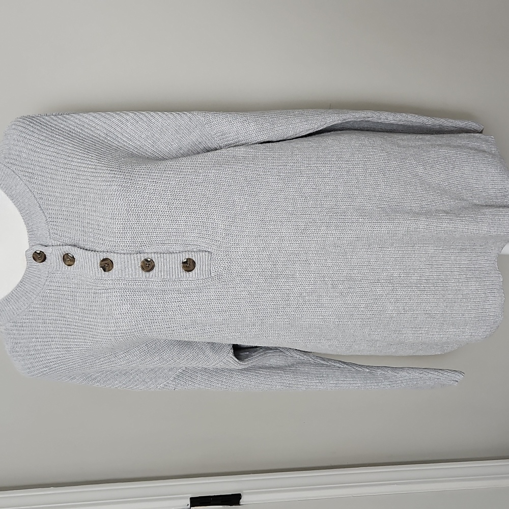 Aerie Women's Gray Heanley Oversized Knit Sweater Size S - Picture 4 of 13